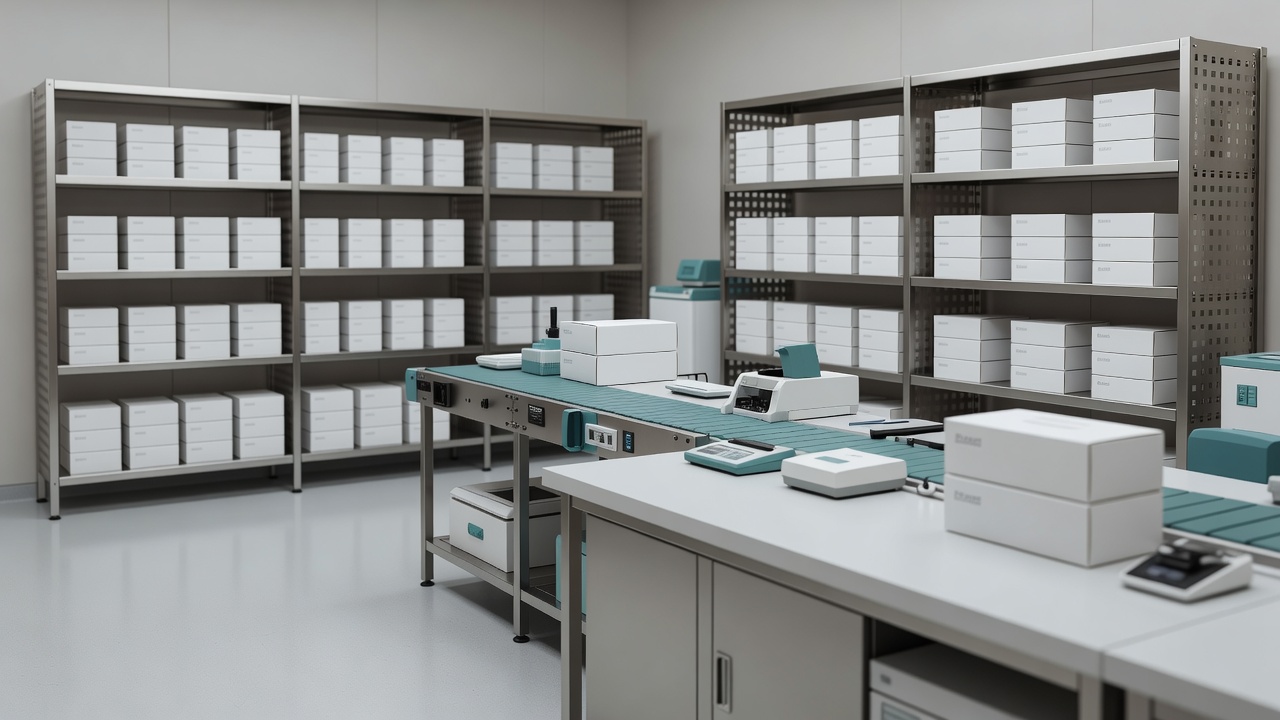 SSA storage and packaging room